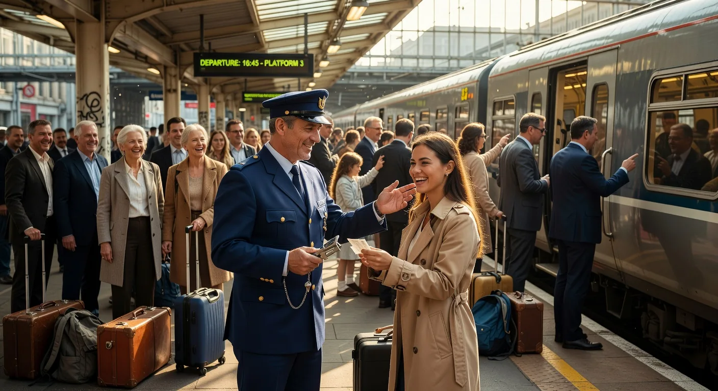Rail pass planning at the station